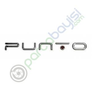 Fiat Punto Amblem Monogram Arka Bagaj Yazı Orjinal Boyut