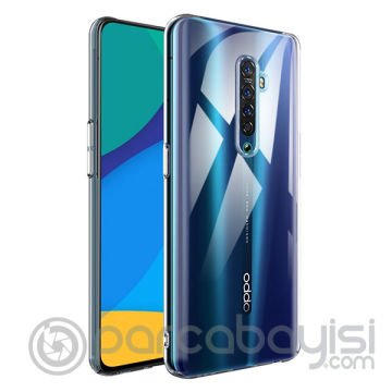 OPPO Reno 2 Ultra Slim Fit Şeffaf Silikon Kılıf