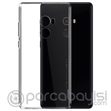 Xiaomi Mi Mix 2 Soft Şeffaf Ultra Slim Fit Silikon Kılıf Şeffaf
