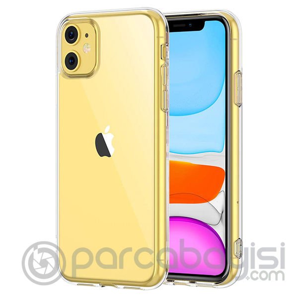 İPhone 11 6.1 inch 2019 Ultra Slim Fit Şeffaf Silikon Kılıf