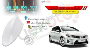 Toyota Auris Uyumlu Beyaz Shark Anten Köpek Balığı Anten