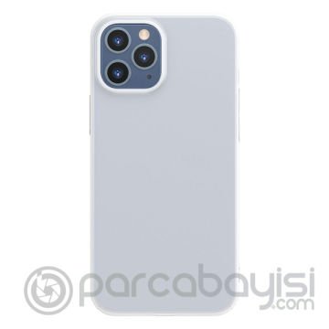 Baseus İPhone 12- 12 Pro Comfort İnce Şeffaf Kılıf Matte PP Kılıf