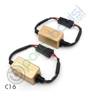 H4 Xenon Arıza Lambası Kesici Canbus Arıza Lambası Söndürme Modülü 2 Li Set