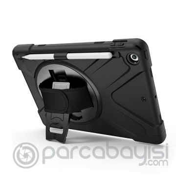 İPad 9.7,2017 İPad 9.7 2018 Kalem Yerli Standlı Zırh Kılıf-shockproof case