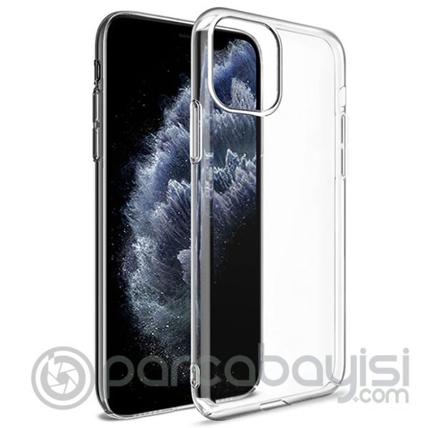İPhone 11 Pro MAX 6.5 inch 2019 Ultra Slim Fit Şeffaf Silikon Kılıf