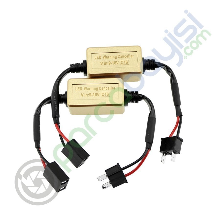 H7 Xenon Arıza Lambası Kesici Canbus Arıza Lambası Söndürme Modülü 2 Li Set