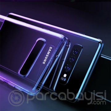 Baseus Galaxy S10 Simple Ultra İnce  Kamera Korumalı Silikon Kılıf