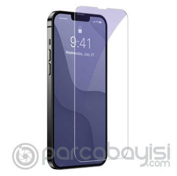 Baseus iPhone 13 - 13 Pro 0.3mm Göz Korumalı Full Ekran Koruyucu 2 Adet Set
