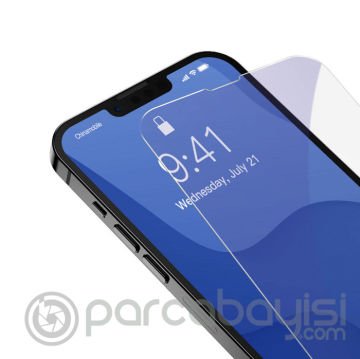 Baseus iPhone 13 - 13 Pro 0.3mm Göz Korumalı Full Ekran Koruyucu 2 Adet Set