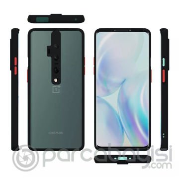 OnePlus 7T Pro Kamera Lens Korumalı Kılıf Premium Silikon Kılıf