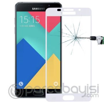 Ally Samsung Galaxy A5 A510 (2016) İçin Full Kaplama Renkli Kırılmaz Cam Ekran Koruyucu