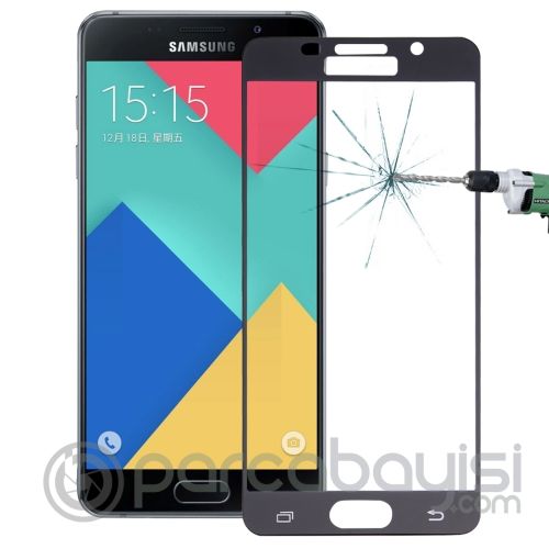 Ally Samsung Galaxy A5 A510 (2016) İçin Full Kaplama Renkli Kırılmaz Cam Ekran Koruyucu