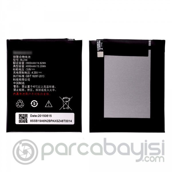 Ally Lenovo P70 P1m Bl234 İçin Pil Batarya