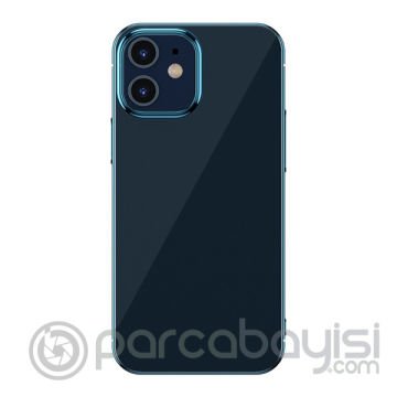 Baseus Glitter Case İPhone 12 Mini 5.4  Şeffaf Lüx Silikon Kılıf Soft TPU Kılıf