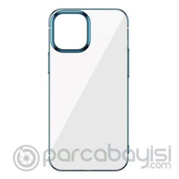 Baseus Glitter İPhone 12-12 Pro Şeffaf Lüx Silikon Kılıf Soft TPU Kılıf