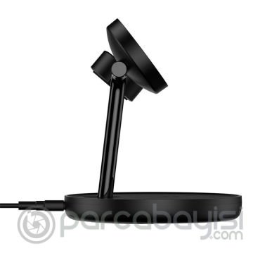 Baseus Swan 3in1 Hızlı Şarj Magsafe Uyumlu Wireless Kablosuz Şarj İstasyonu