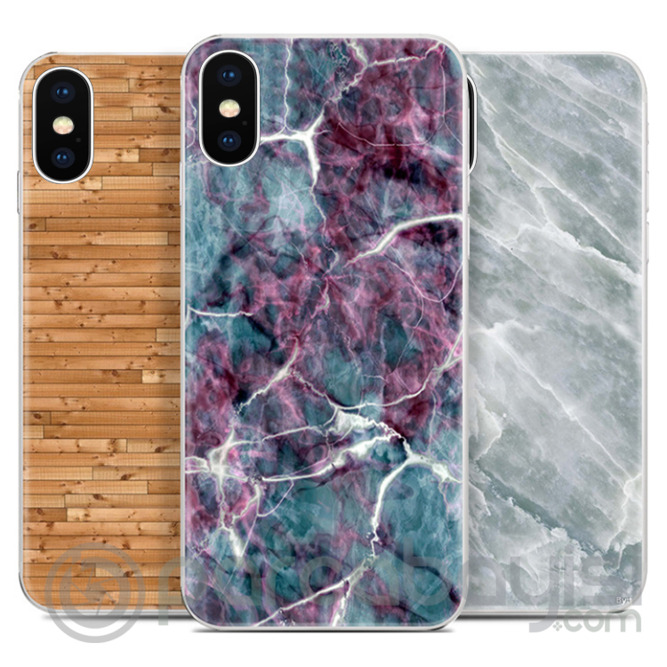 Ally İphone X Xs Mermer Desenli Soft Silikon Kılıf