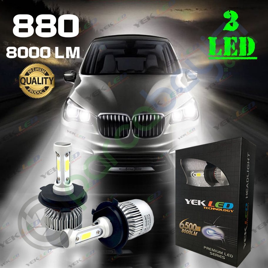880 Led Zenon Yeni Nesil 2 Led 2 Yönlü Şimşek Etkili 8000L Xenon