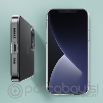ALLY iPhone 12 mini 5.4 Crystal Series Slim Şeffaf  Silikon Kılıf