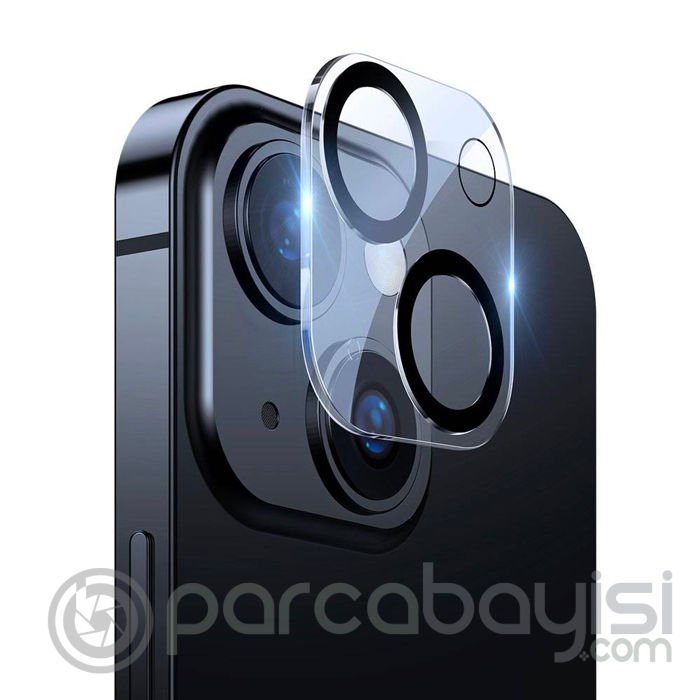 Baseus iPhone 13 - 13 Mini Full Çerçeve Kamera Lens Koruyucu 2 Adet Set