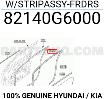 Kia Picanto Sağ Ön Kapı Fitili Orjinal | 82140G6000