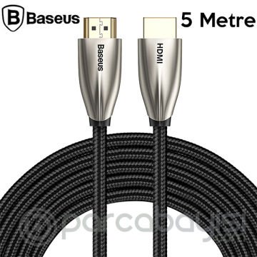 Baseus Horizontal HDMi 2.0 Kablo 4KHDMI to 4KHDMİ Kablosu 5Metre