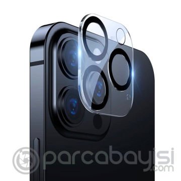 Baseus iPhone 13 Pro-13 Pro Max Full Çerçeve Kamera Lens Koruyucu 2 Adet Set