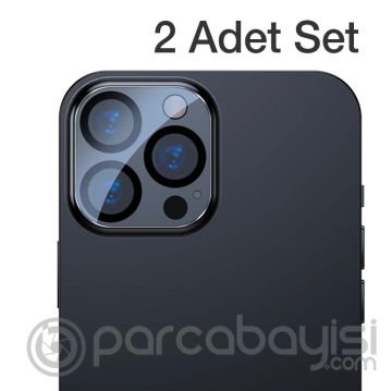 Baseus iPhone 13 Pro-13 Pro Max Full Çerçeve Kamera Lens Koruyucu 2 Adet Set