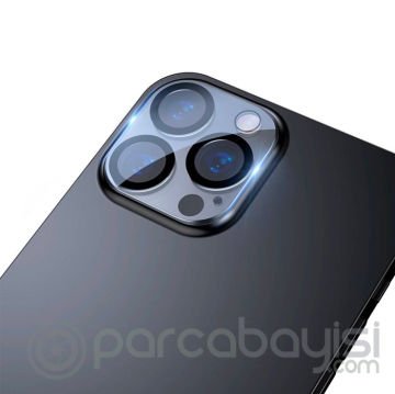 Baseus iPhone 13 Pro-13 Pro Max Full Çerçeve Kamera Lens Koruyucu 2 Adet Set