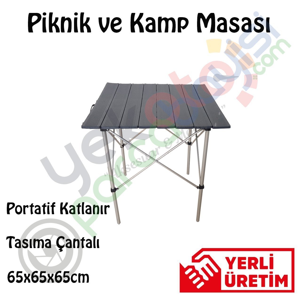 Piknik Ve Kamp Masası Portatif Katlanır Pratik Kullanım