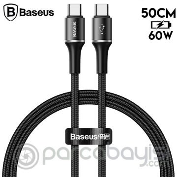 Baseus halo data cable hızlı Şarj Usb Type-C PD2.0 60W (20V 3A) 0.50CM