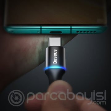 Baseus halo data cable hızlı Şarj Usb Type-C PD2.0 60W (20V 3A) 0.50CM
