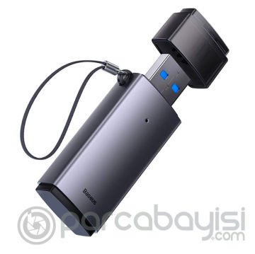 Baseus Lite Series USB-A SD-MicroSD Hafıza Kart Okuyucu Dönüştürücü Adaptör