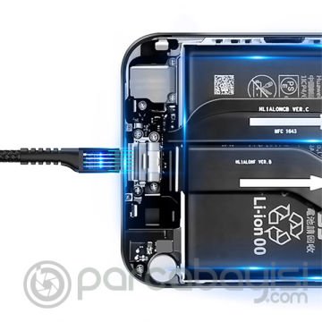 Baseus Fish Eye Spiral Usb Type-C Usb Şarj Kablosu