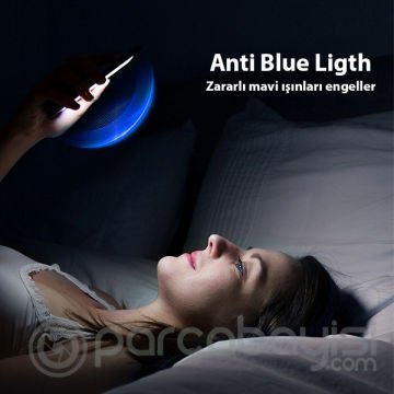 Baseus iPhone 13 -13 Pro Anti-Blue Full Cam Ekran Koruyucu 2 Adet Set