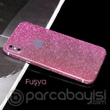 Ally İPhone X Xs Parlak Simli 360 Full Kaplama Sticker