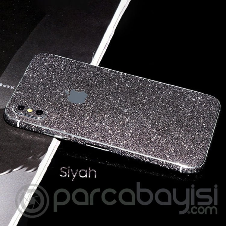 Ally İPhone X Xs Parlak Simli 360 Full Kaplama Sticker