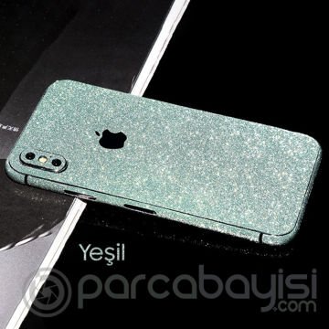 Ally İPhone X Xs Parlak Simli 360 Full Kaplama Sticker