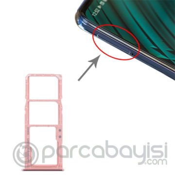 Samsung Galaxy A51 SM-A51 Sim Hafıza Kart Kapağı Tutucu