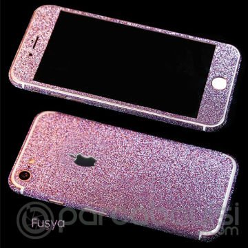 Ally İPhone 8 Parlak Simli 360 Full Kaplama Sticker