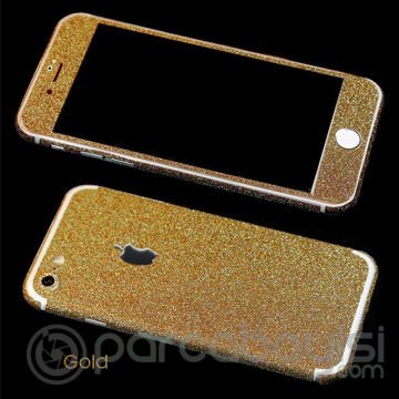 Ally İPhone 8 Parlak Simli 360 Full Kaplama Sticker