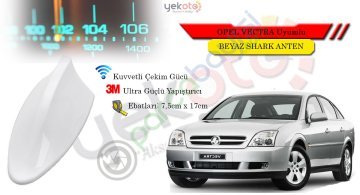 Opel Vectra Uyumlu Beyaz Shark Anten Köpek Balığı Anten