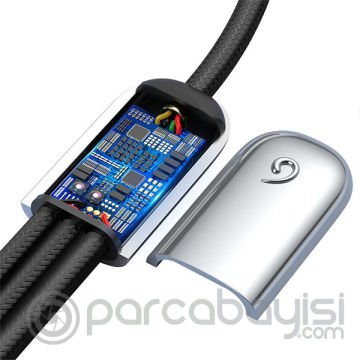Baseus Camlt 3in1 Type-C,İphone, Micro Usb Çoklu Başlık Halat Usb Kablo