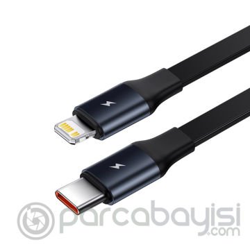 Baseus 2in1 Makaralı 30W Hızlı Şarj Type-C + Lightning iPhone Araç Şarj Cihazı