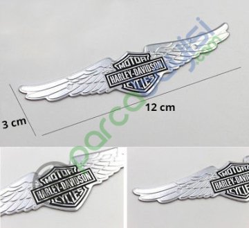 Harley Davıdson 3D Amblem Logo Sticker Orta Boy
