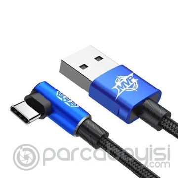 Baseus Mvp Elbow Usb Type-C 2.0a Oyuncu Usb Kablo 1 Metre