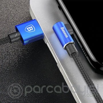 Baseus Mvp Elbow Usb Type-C 2.0a Oyuncu Usb Kablo 1 Metre