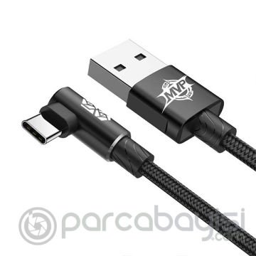 Baseus Mvp Elbow Usb Type-C 2.0a Oyuncu Usb Kablo 1 Metre