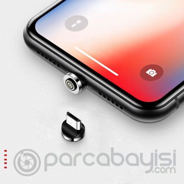 USAMS Mıknatıslı Şarj Başlık Mikro usb Şarj Kablosu