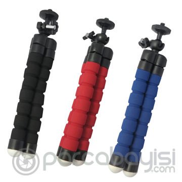 Mini Tripod Selfie Masa Üstü Stand + Bluetooth Kumanda